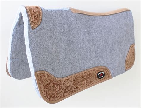 western saddle pad wool.